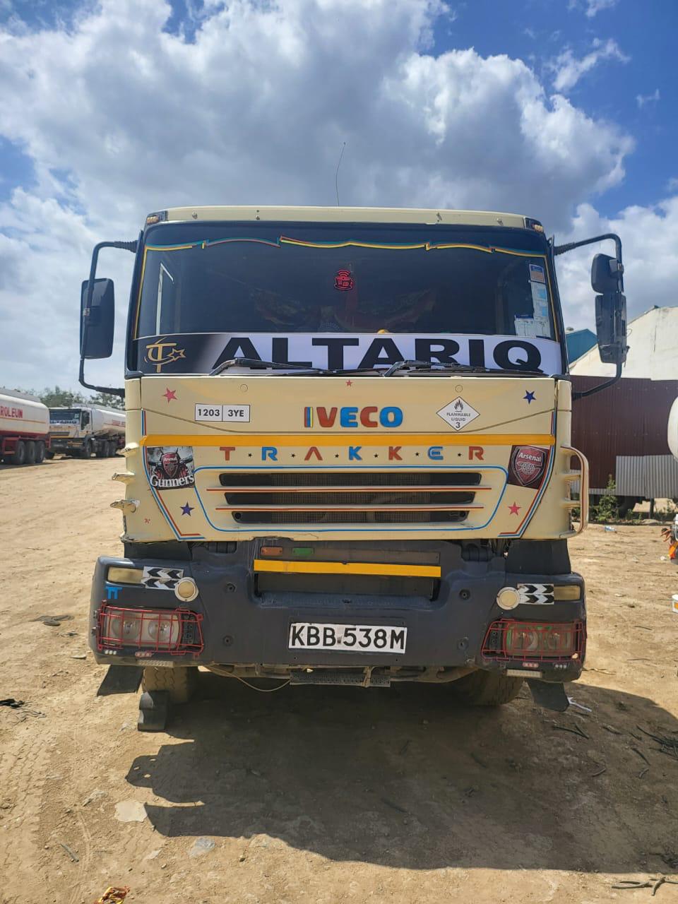 Oil tanker truck